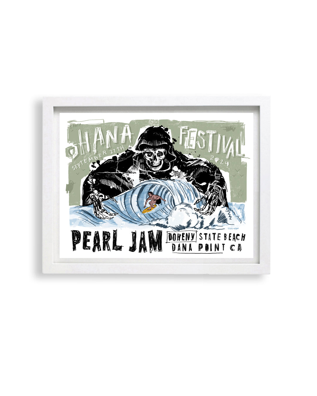Pearl Jam Official Event Poster – Terry Urban